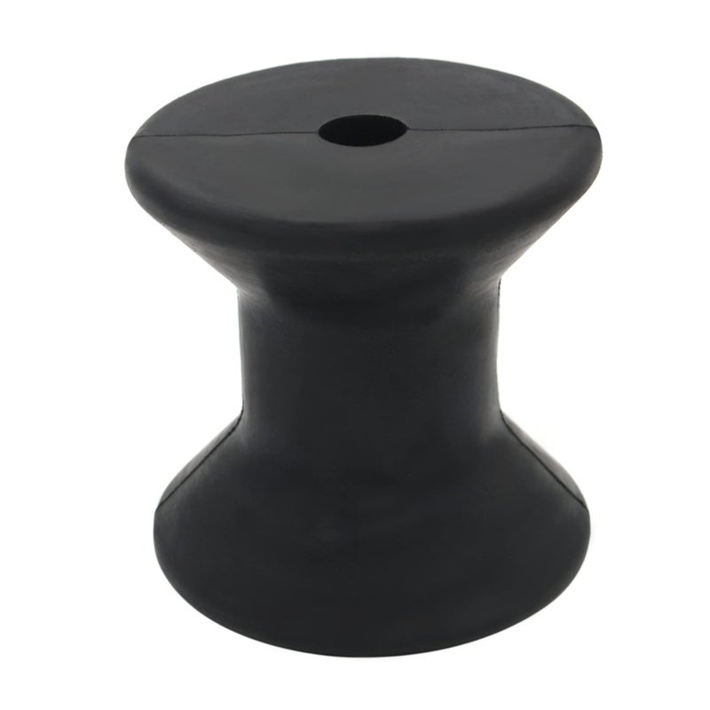 UANOFCN 3" Width Boat Trailer Bow Stop Roller by 1/2" Shaft Non Marking Rubber - Image 2